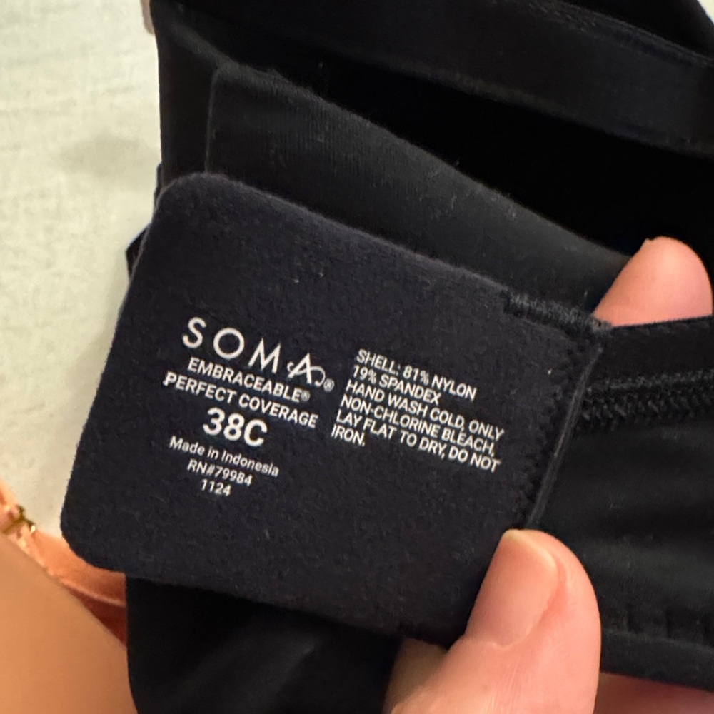 Soma Black and Peach Embraceable Prefect Coverage Duo - Picture 4 of 5